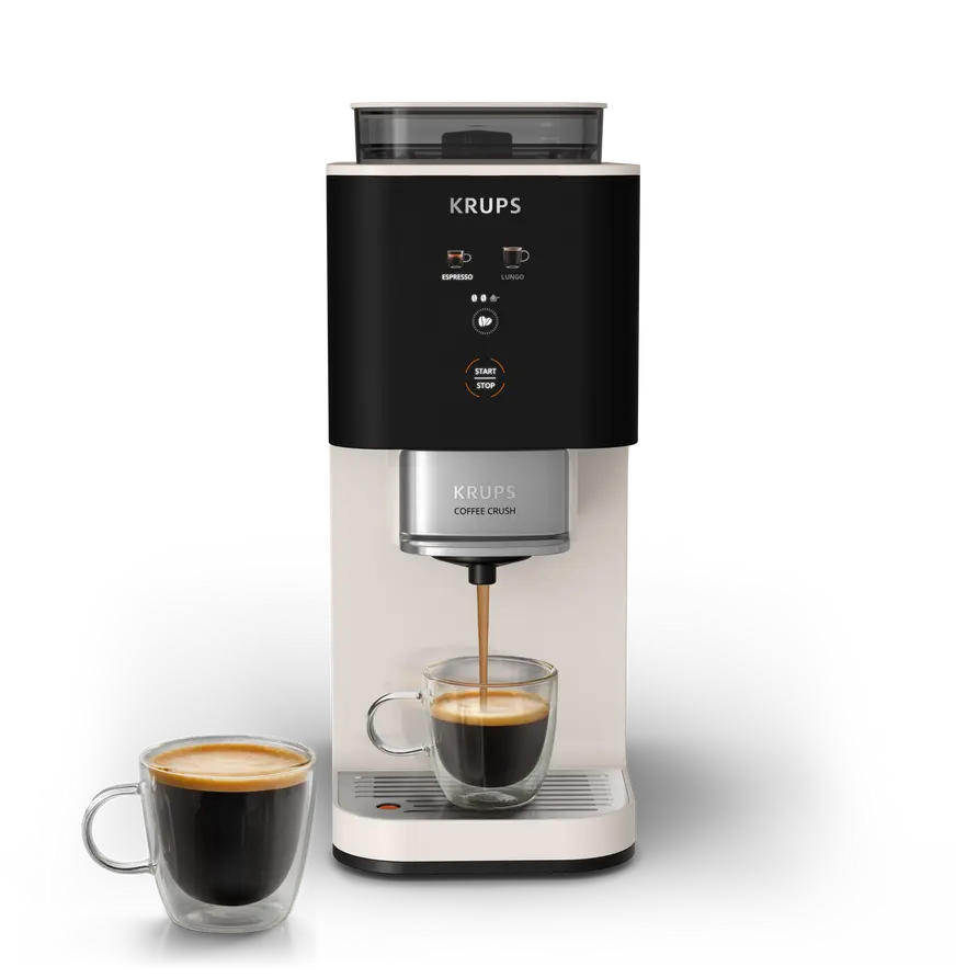 den neuen Krups Coffee Crush Espresso-Kaffeevollautomaten
