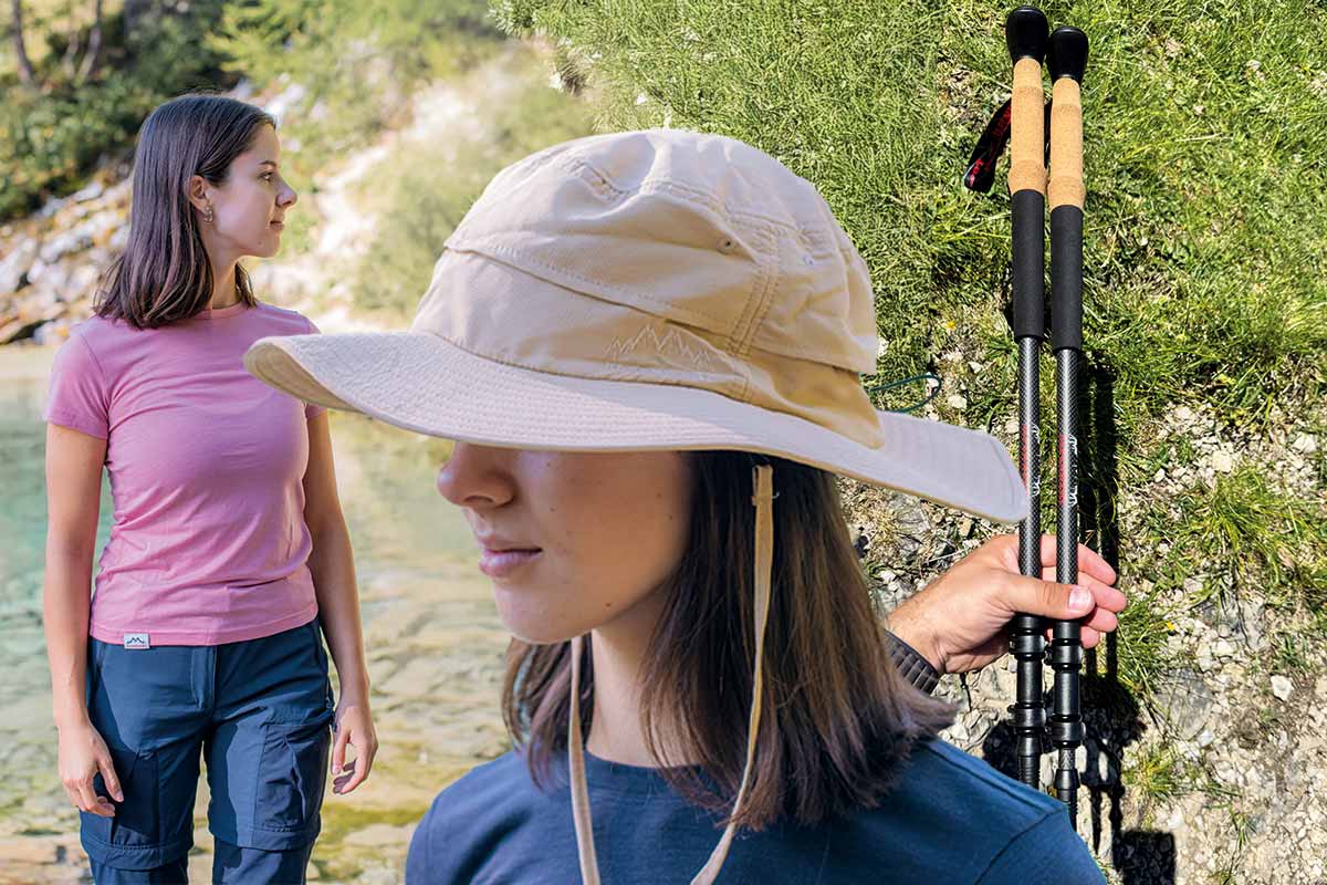 Ein hochwertiges Outdoor-Bundle, das Wanderer perfekt für Touren in den Bergen, auf Wanderwegen oder beim Trekking ausstattet. Abb.: © Alpenwert Das kann man