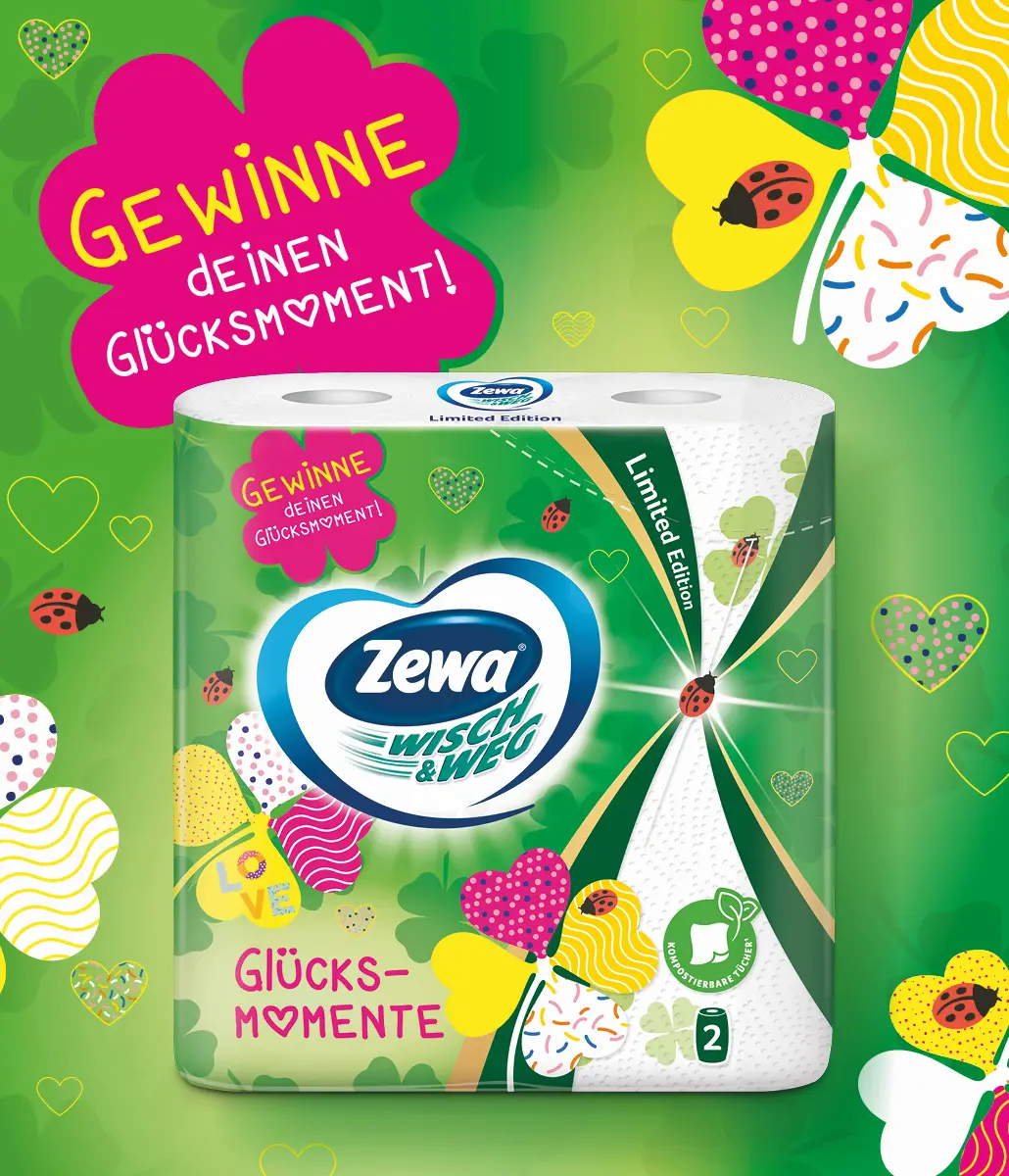 deinen Glücksmoment mit Zewa