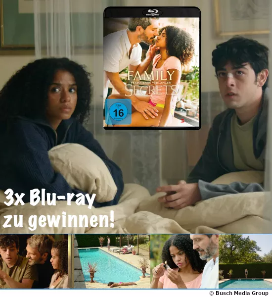 3 × „Family Secrets - Verbotenes Verlangen“ auf Blu-ray Disc