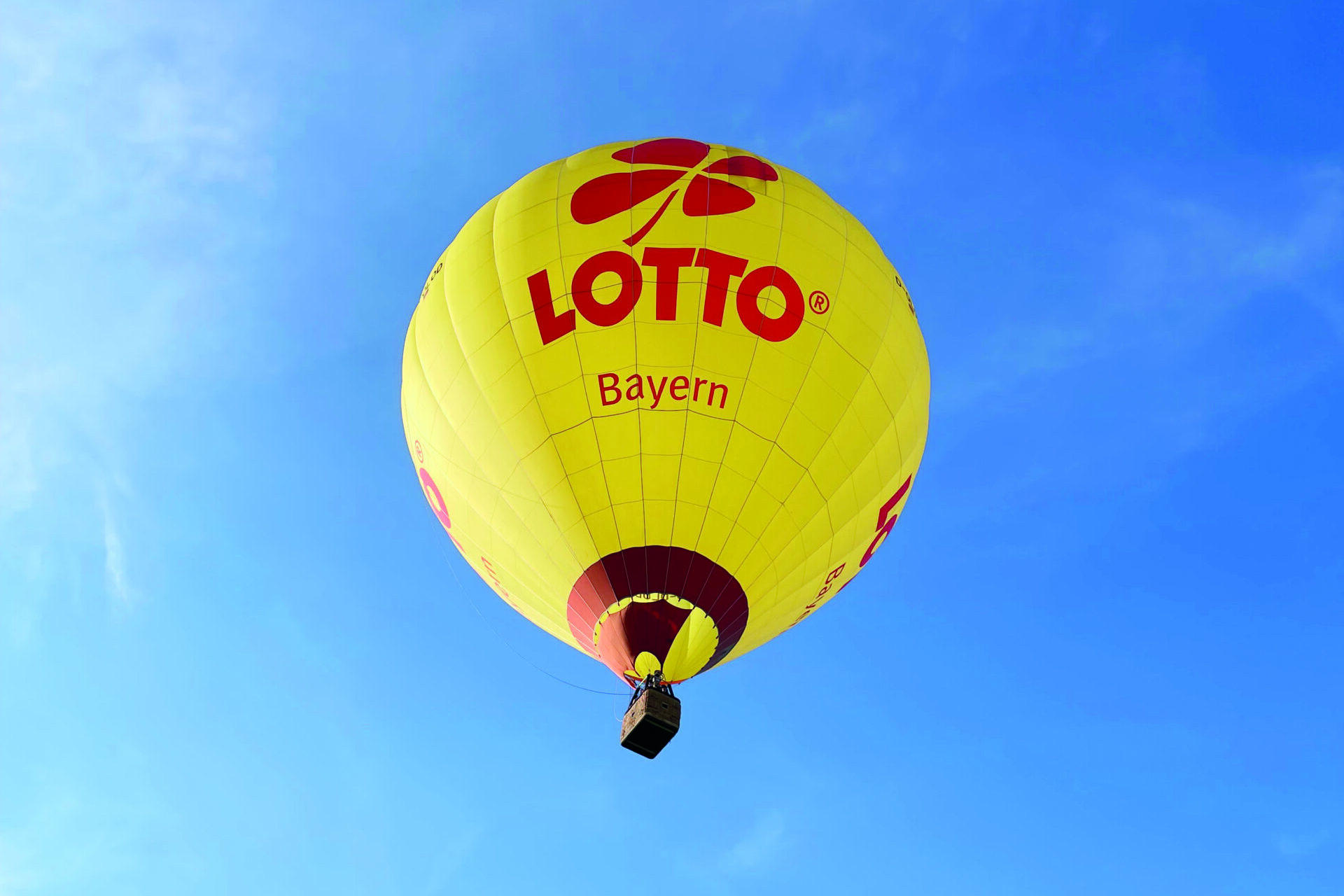zusammen mit Lotto Bayern 2×2 Plätze für eine Ballonfahrt in der Woche vom 7