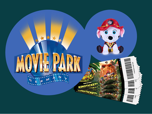 5 × Vier Kinotickets für PAW Patrol: The Dino Movie