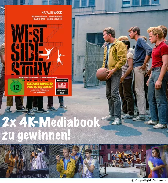 2 × „West Side Story“ in 4K auf Ultra HD Blu-ray im Mediabook