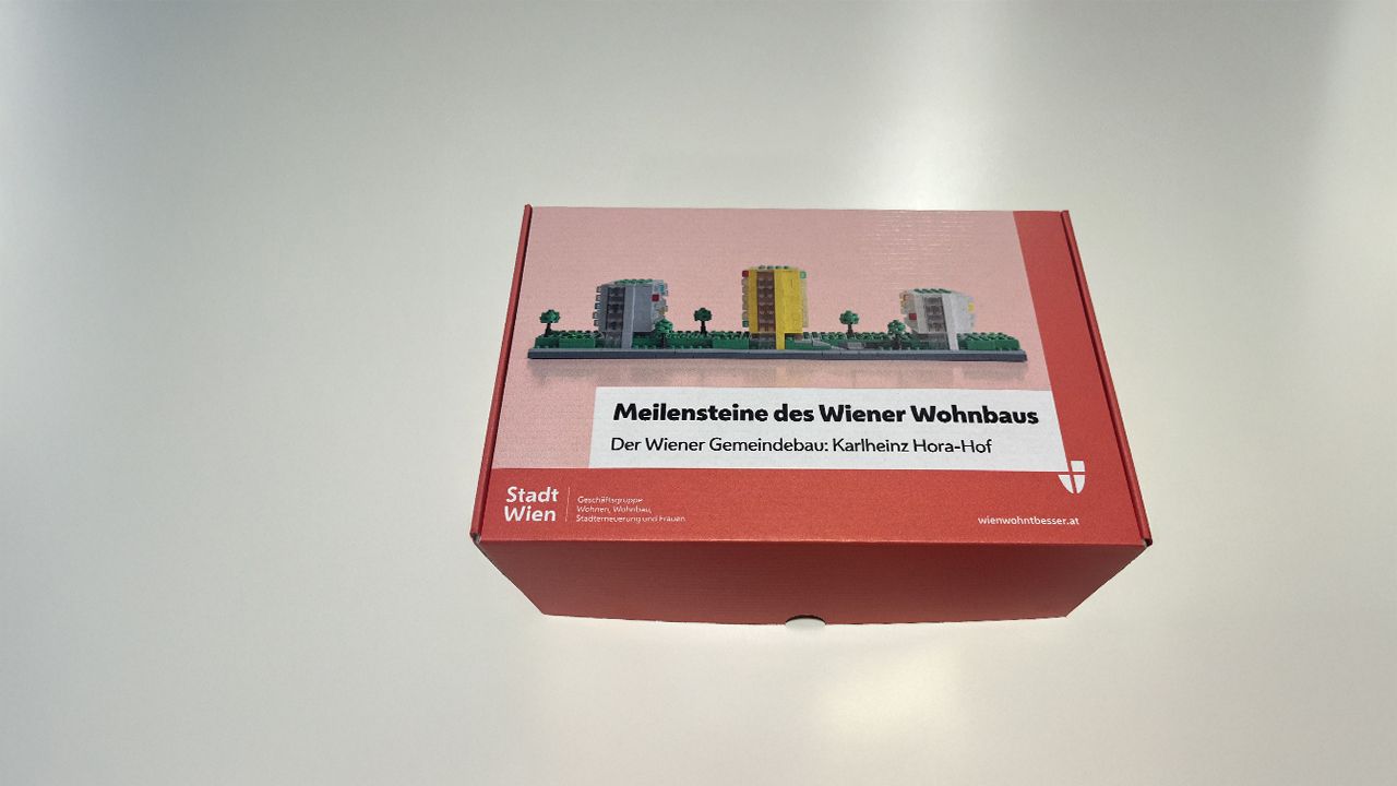 ein exklusives Baustein-Set vom Karlheinz-Hora-Hof