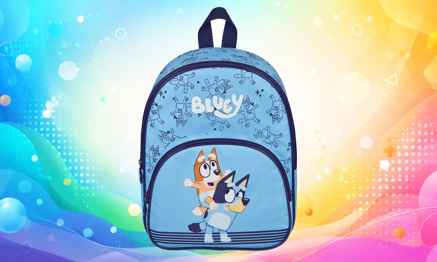 3 × Bluey Kinder Trolley. Vertrieb: © Undercover/SIMBA DICKIE GROUP