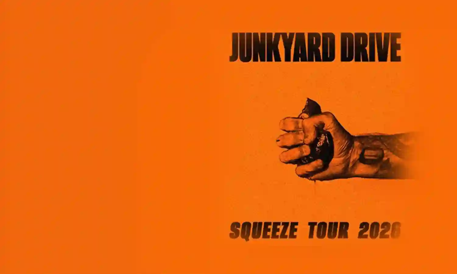 1 × 2 Tickets für JUNKYARD DRIVE. Datum: 11.09.2026. Einlass: 18: 00 Uhr Beginn: 19: 00 Uhr. Wo: Nachtleben, Kurt-Schumacher-Straße 45, 60313 Frankfurt am Main