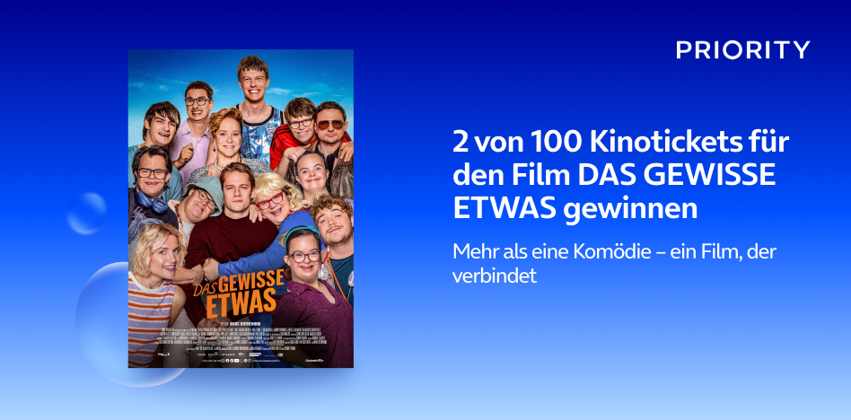 50 × 2 Kinotickets für den Film DAS GEWISSE ETWAS
