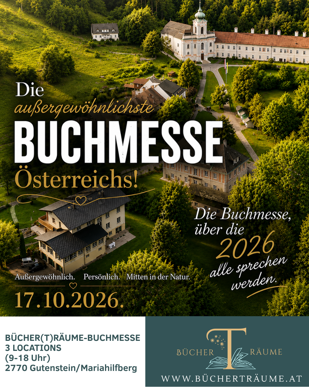 Tickets für die Buchmesse „Bücher(t)räume“ - Die Niederösterreicherin Lifestyle