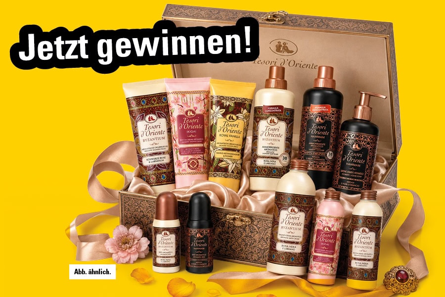 mit EDEKA WEZ & Tesori d’Oriente Eine Überraschungstüte voll mit Produkten von Tesori d’Oriente