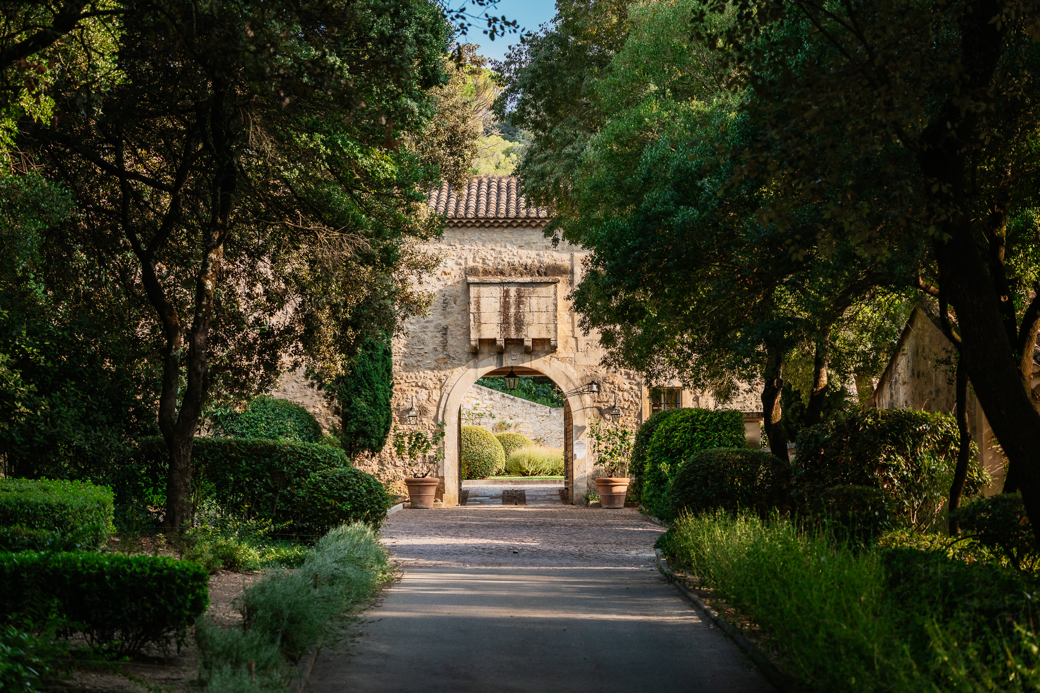 Eine Wein-Kiste der Domaine du Grand Fontanille