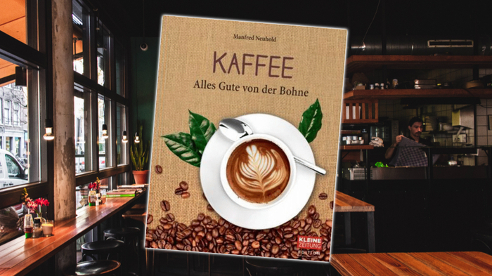 fünf Exemplare von „Kaffee – Alles Gute von der Bohne“ aus der Kleine Zeitung Edition