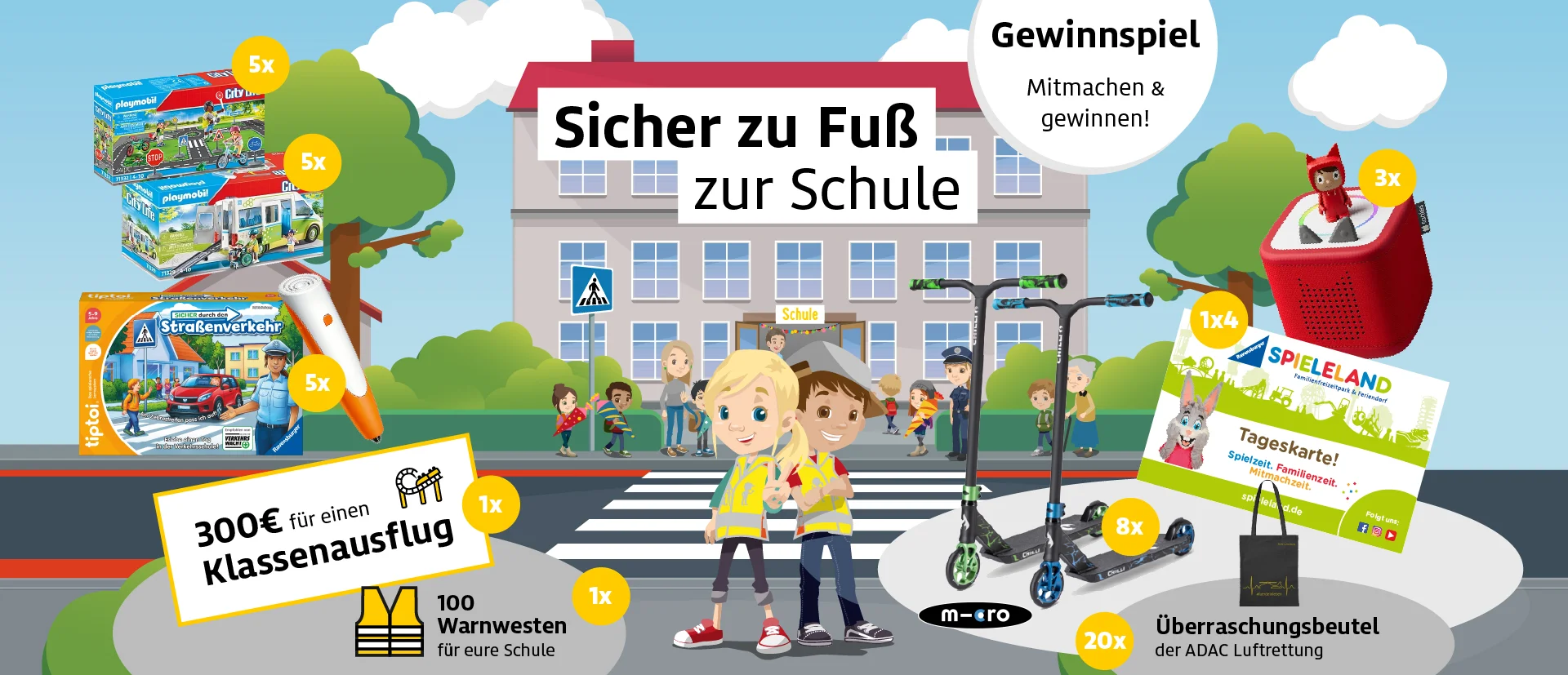 Unser Schulweg-Gewinnspiel